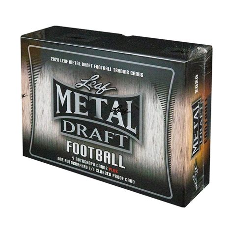 2020 leaf metal draft football hobby jumbo box|leaf metal draft football.